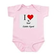 thumbnail image 1 of CafePress - I Love My Real Estate Agent Infant Bodysuit - Baby Light Bodysuit, Size Newborn - 24 Months, 1 of 4