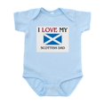 thumbnail image 1 of CafePress - I Love My Scottish Dad Infant Bodysuit - Baby Light Bodysuit, Size Newborn - 24 Months, 1 of 4