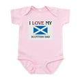 thumbnail image 1 of CafePress - I Love My Scottish Dad Infant Bodysuit - Baby Light Bodysuit, Size Newborn - 24 Months, 1 of 4