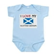thumbnail image 1 of CafePress - I Love My Scottish Grandpa Infant Bodysuit - Baby Light Bodysuit, Size Newborn - 24 Months, 1 of 4