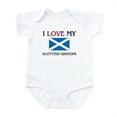 thumbnail image 1 of CafePress - I Love My Scottish Grandpa Infant Bodysuit - Baby Light Bodysuit, Size Newborn - 24 Months, 1 of 4