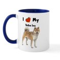 thumbnail image 1 of CafePress - I Love My Shiba Inu Mug - 11 oz Ceramic Mug - Novelty Coffee Tea Cup, 1 of 3