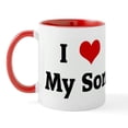 thumbnail image 1 of CafePress - I Love My Son Mug - 11 oz Ceramic Mug - Novelty Coffee Tea Cup, 1 of 3