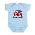 thumbnail image 1 of CafePress - I Love My TATA Soooo Much! Infant Bodysuit - Baby Light Bodysuit, Size Newborn - 24 Months, 1 of 4
