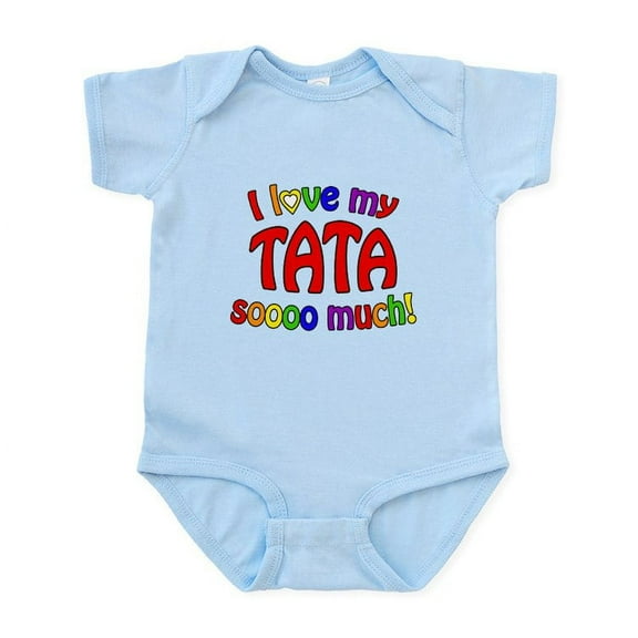 CafePress - I Love My TATA Soooo Much! Infant Bodysuit - Baby Light Bodysuit, Size Newborn - 24 Months