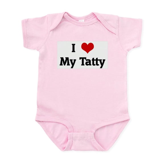 CafePress - I Love My Tatty Infant Bodysuit - Baby Light Bodysuit, Size Newborn - 24 Months