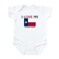 thumbnail image 1 of CafePress - I Love My Texas Mom Infant Bodysuit - Baby Light Bodysuit, Size Newborn - 24 Months, 1 of 4