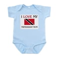 thumbnail image 1 of CafePress - I Love My Trinidadian Mom Infant Bodysuit - Baby Light Bodysuit, Size Newborn - 24 Months, 1 of 4