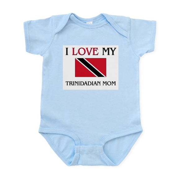 CafePress - I Love My Trinidadian Mom Infant Bodysuit - Baby Light Bodysuit, Size Newborn - 24 Months