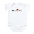 thumbnail image 1 of CafePress - I Love My Uncle Ben Infant Bodysuit - Baby Light Bodysuit, Size Newborn - 24 Months, 1 of 4