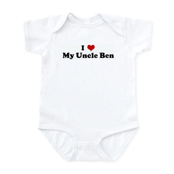 CafePress - I Love My Uncle Ben Infant Bodysuit - Baby Light Bodysuit, Size Newborn - 24 Months