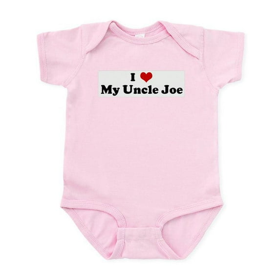 CafePress - I Love My Uncle Joe Infant Bodysuit - Baby Light Bodysuit, Size Newborn - 24 Months