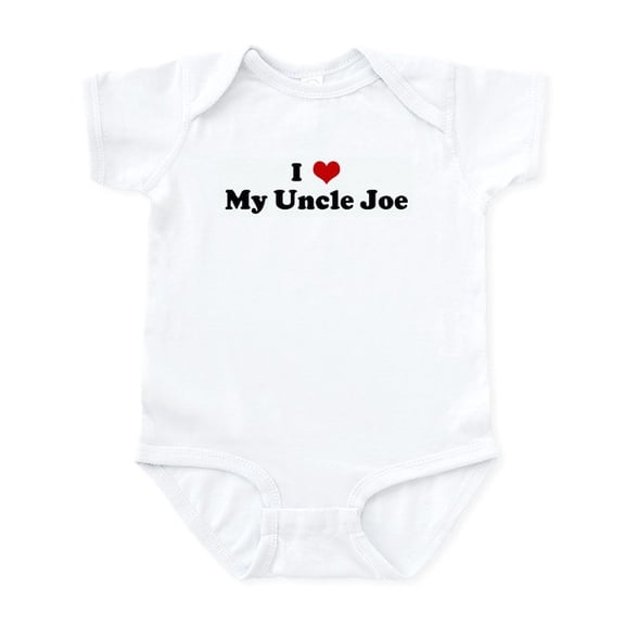 CafePress - I Love My Uncle Joe Infant Bodysuit - Baby Light Bodysuit, Size Newborn - 24 Months