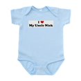 thumbnail image 1 of CafePress - I Love My Uncle Nick Infant Bodysuit - Baby Light Bodysuit, Size Newborn - 24 Months, 1 of 4
