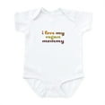 thumbnail image 1 of CafePress - I Love My Vegan Mommy Onesie - Baby Light Bodysuit, Size Newborn - 24 Months, 1 of 4