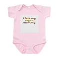 thumbnail image 1 of CafePress - I Love My Vegan Mommy Onesie - Baby Light Bodysuit, Size Newborn - 24 Months, 1 of 4