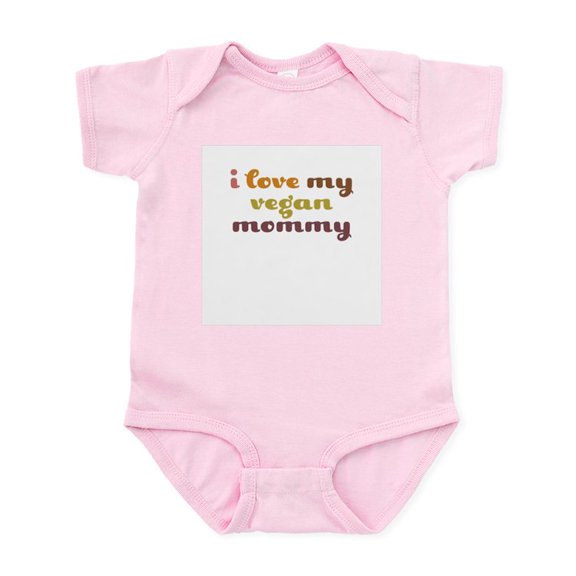 CafePress - I Love My Vegan Mommy Onesie - Baby Light Bodysuit, Size Newborn - 24 Months