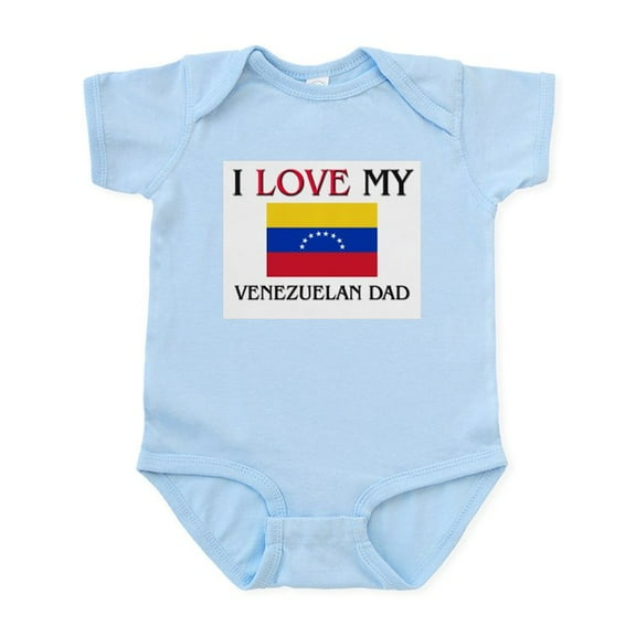 CafePress - I Love My Venezuelan Dad Infant Bodysuit - Baby Light Bodysuit, Size Newborn - 24 Months
