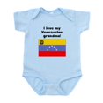 thumbnail image 1 of CafePress - I Love My Venezuelan Grandma Body Suit - Baby Light Bodysuit, Size Newborn - 24 Months, 1 of 4