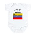 thumbnail image 1 of CafePress - I Love My Venezuelan Grandma Body Suit - Baby Light Bodysuit, Size Newborn - 24 Months, 1 of 4