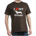 thumbnail image 1 of CafePress - I Love My Weiner Dark T Shirt - Men's Classic Graphic Cotton T-Shirt, 1 of 4
