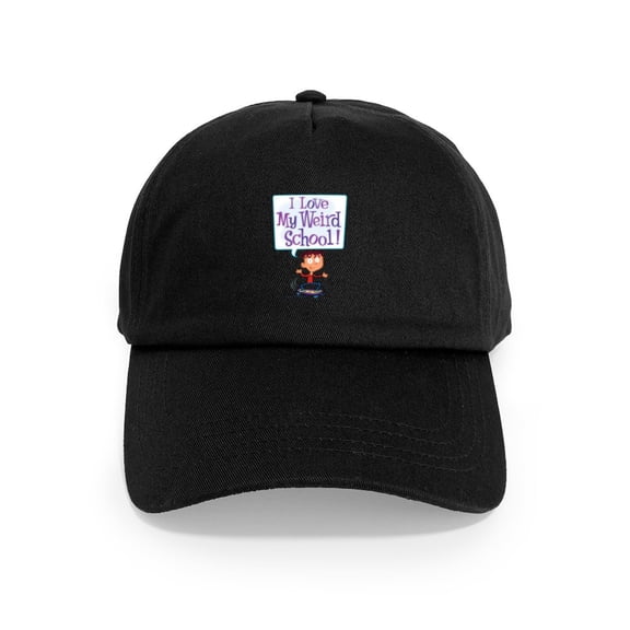CafePress - I Love My Weird School! Cap - Adjustable 100% Brushed Unisex Casual Cotton Baseball Cap, Beige, 1