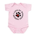 thumbnail image 1 of CafePress - I Love My Wheaten Terrier Body Suit - Baby Light Bodysuit, Size Newborn - 24 Months, 1 of 4