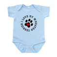 thumbnail image 1 of CafePress - I Love My Wheaten Terrier Body Suit - Baby Light Bodysuit, Size Newborn - 24 Months, 1 of 4