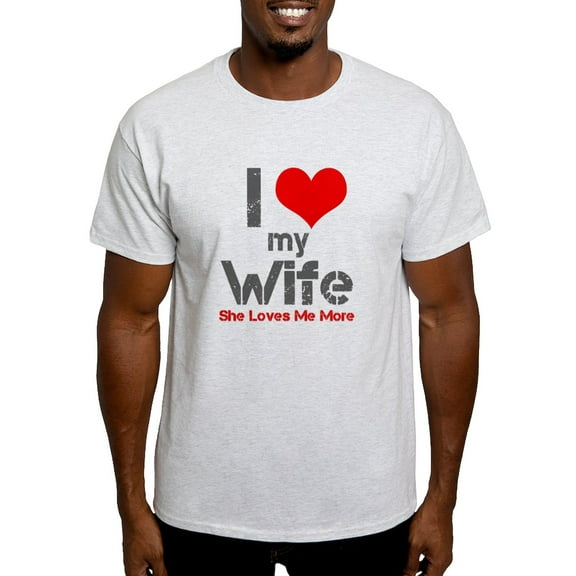 CafePress - I Love My Wife T Shirt - Men's Classic Graphic T-Shirt