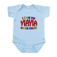 thumbnail image 1 of CafePress - I Love My YIAYIA Soooo Much! Body Suit - Baby Light Bodysuit, Size Newborn - 24 Months, 1 of 4