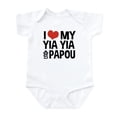 thumbnail image 1 of CafePress - I Love My Yia Yia And Papou Infant Bodysuit - Baby Light Bodysuit, Size Newborn - 24 Months, 1 of 4