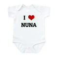 thumbnail image 1 of CafePress - I Love NUNA Infant Bodysuit - Baby Light Bodysuit, Size Newborn - 24 Months, 1 of 4