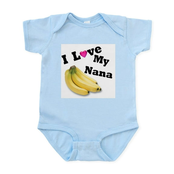 CafePress - I Love Nana!! Infant Bodysuit - Baby Light Bodysuit, Size Newborn - 24 Months