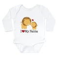 thumbnail image 1 of CafePress - I Love Nanna Long Sleeve Infant Bodysuit - Long Sleeve Cotton Baby Bodysuit, 1 of 4