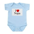 thumbnail image 1 of CafePress - I Love Napa Infant Bodysuit - Baby Light Bodysuit, Size Newborn - 24 Months, 1 of 4