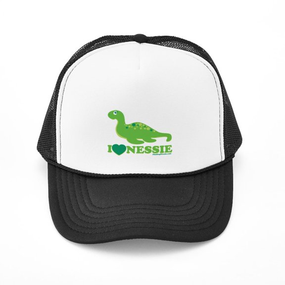 CafePress - I Love Nessie - Adjustable Unisex Printed Trucker Hat with Mesh Back
