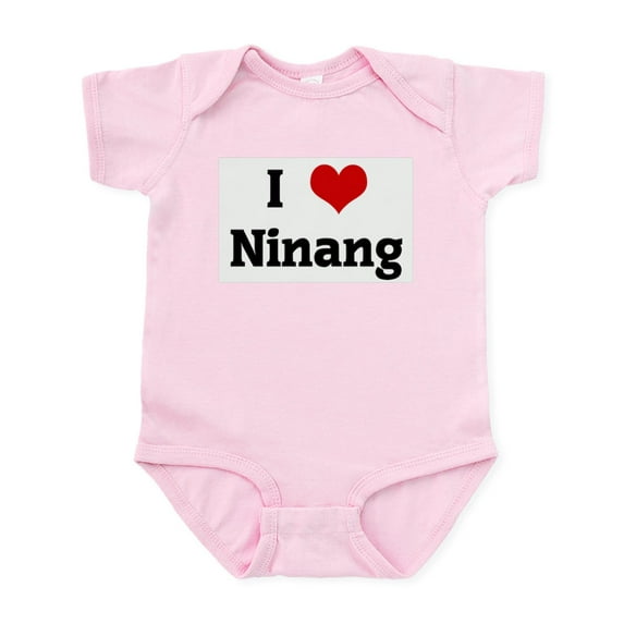 CafePress - I Love Ninang Infant Bodysuit - Baby Light Bodysuit, Size Newborn - 24 Months