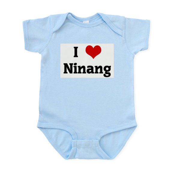 CafePress - I Love Ninang Infant Bodysuit - Baby Light Bodysuit, Size Newborn - 24 Months