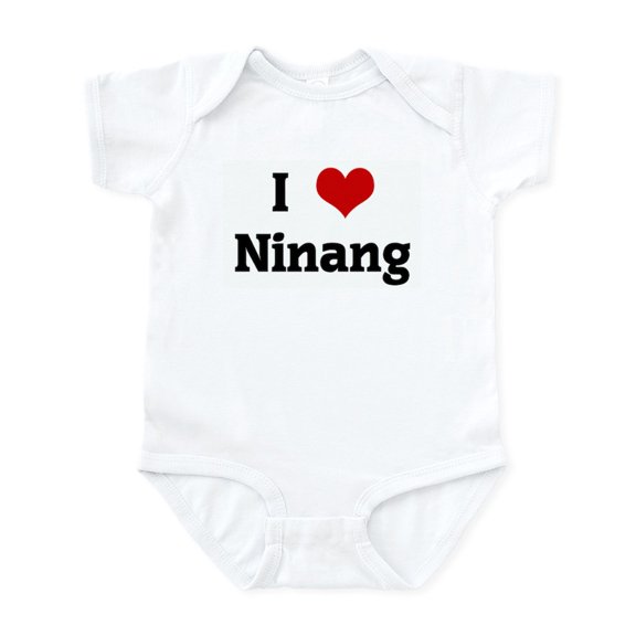 CafePress - I Love Ninang Infant Bodysuit - Baby Light Bodysuit, Size Newborn - 24 Months