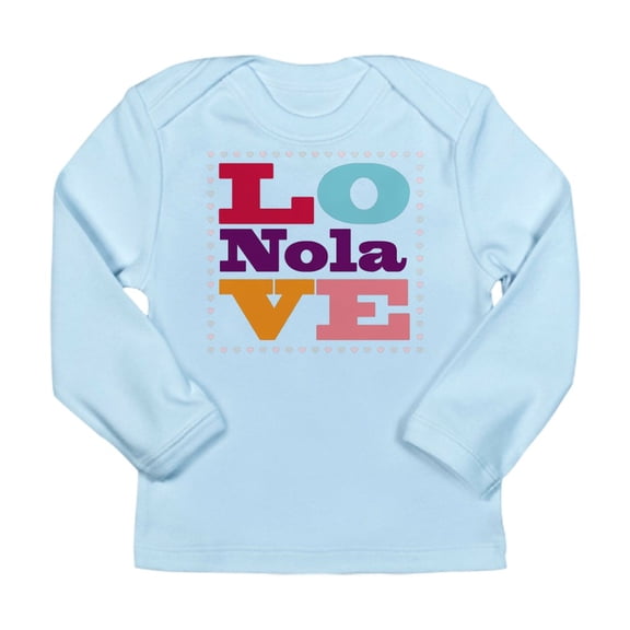 CafePress - I Love Nola Long Sleeve Infant T Shirt - Long Sleeve Infant T-Shirt
