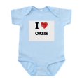 thumbnail image 1 of CafePress - I Love Oasis Body Suit - Baby Light Bodysuit, Size Newborn - 24 Months, 1 of 4