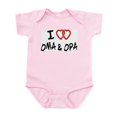 thumbnail image 1 of CafePress - I Love Oma And Opa Infant Bodysuit - Baby Light Bodysuit, Size Newborn - 24 Months, 1 of 4