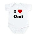 thumbnail image 1 of CafePress - I Love Omi Infant Bodysuit - Baby Light Bodysuit, Size Newborn - 24 Months, 1 of 4
