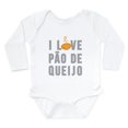 thumbnail image 1 of CafePress - I Love Pão De Queijo (Cheese Bread) Body Suit - Long Sleeve Cotton Baby Bodysuit, 1 of 4