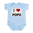 thumbnail image 1 of CafePress - I Love POPO Infant Bodysuit - Baby Light Bodysuit, Size Newborn - 24 Months, 1 of 4