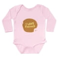thumbnail image 1 of CafePress - I Love Pancakes Body Suit - Long Sleeve Cotton Baby Bodysuit, 1 of 4