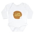 thumbnail image 1 of CafePress - I Love Pancakes Body Suit - Long Sleeve Cotton Baby Bodysuit, 1 of 4