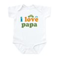 thumbnail image 1 of CafePress - I Love Papa Cars Infant Bodysuit - Baby Light Bodysuit, Size Newborn - 24 Months, 1 of 4