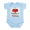 thumbnail image 1 of CafePress - I Love Papaw & Mamaw Infant Creeper - Baby Light Bodysuit, Size Newborn - 24 Months, 1 of 4