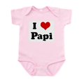 thumbnail image 1 of CafePress - I Love Papi Infant Bodysuit - Baby Light Bodysuit, Size Newborn - 24 Months, 1 of 4